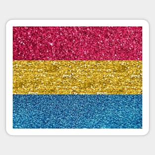 Pansexual Glitter Flag Sticker